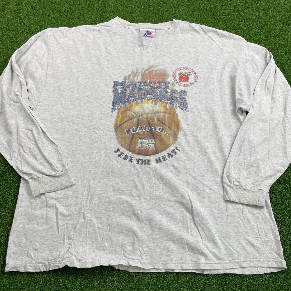 VTG Tri-Lake NCAA March Madness Road To The Final Four Long Sleeve T-Shirt XL
